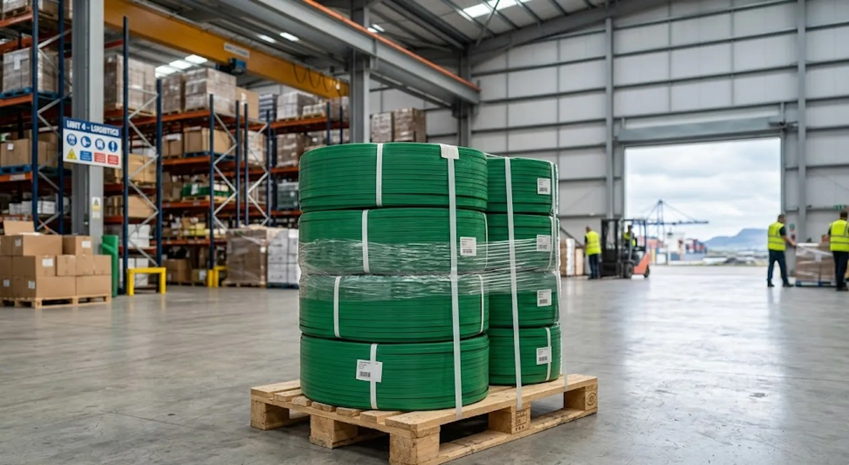 PET Strapping Band Exporter Ireland — Greenstrix Industrial Packaging